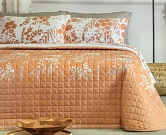 Trapuntino Quilt Ethnos arancione - Carillo Riviera