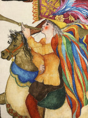 Tovaglia in lino 12 posti - Chevaliers | Tessitura Toscana Telerie