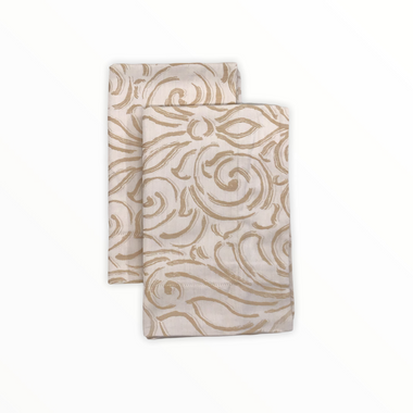 Coppia di federe in raso jaquard | Mirabello