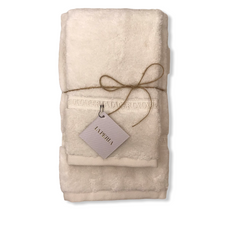 Coppia di asciugamani panna - Macramé | La Perla | Fazzini