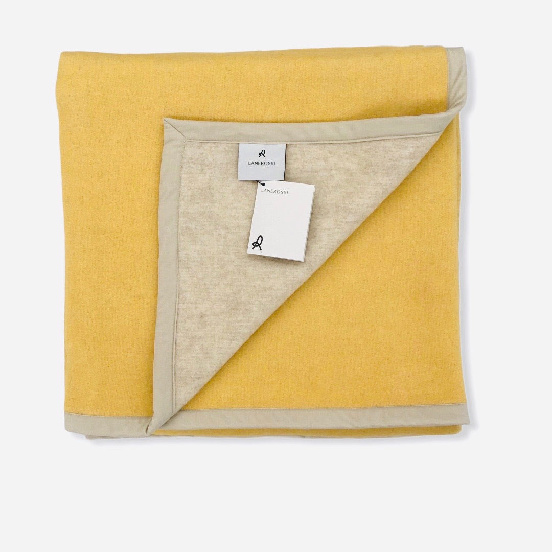 Coperta color senape - Blankets Thema | Lanerossi