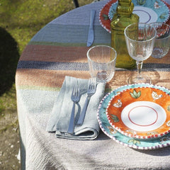 Tovaglia Puro Lino - Manifatture Tessile Prete - col. Ardesia 8277