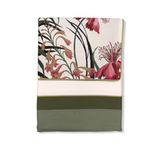 Completo lenzuola due piazze - Hibiscus Fazzini- verde salvia