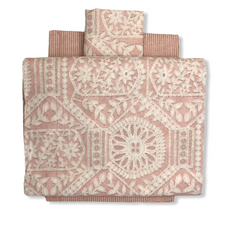Completo letto matrimoniale color cipria - Saray | Carillo Home
