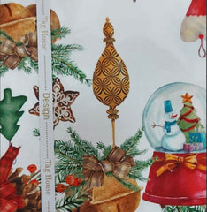 Tovaglia Natalizia 150x275 cm - Caminetto | Tag House