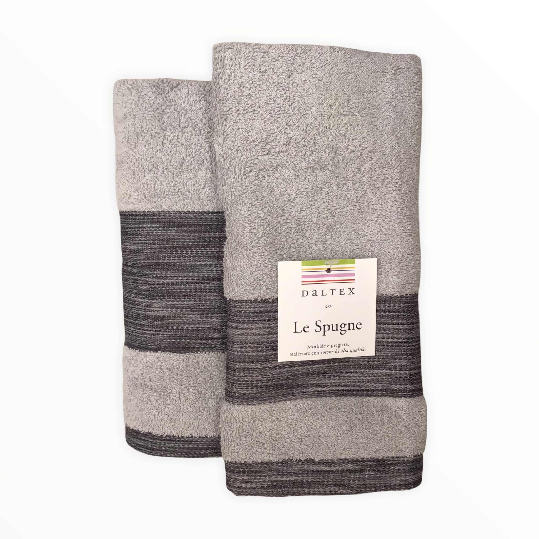 Coppia di asciugamani grigio chiaro - Resort | Daltex