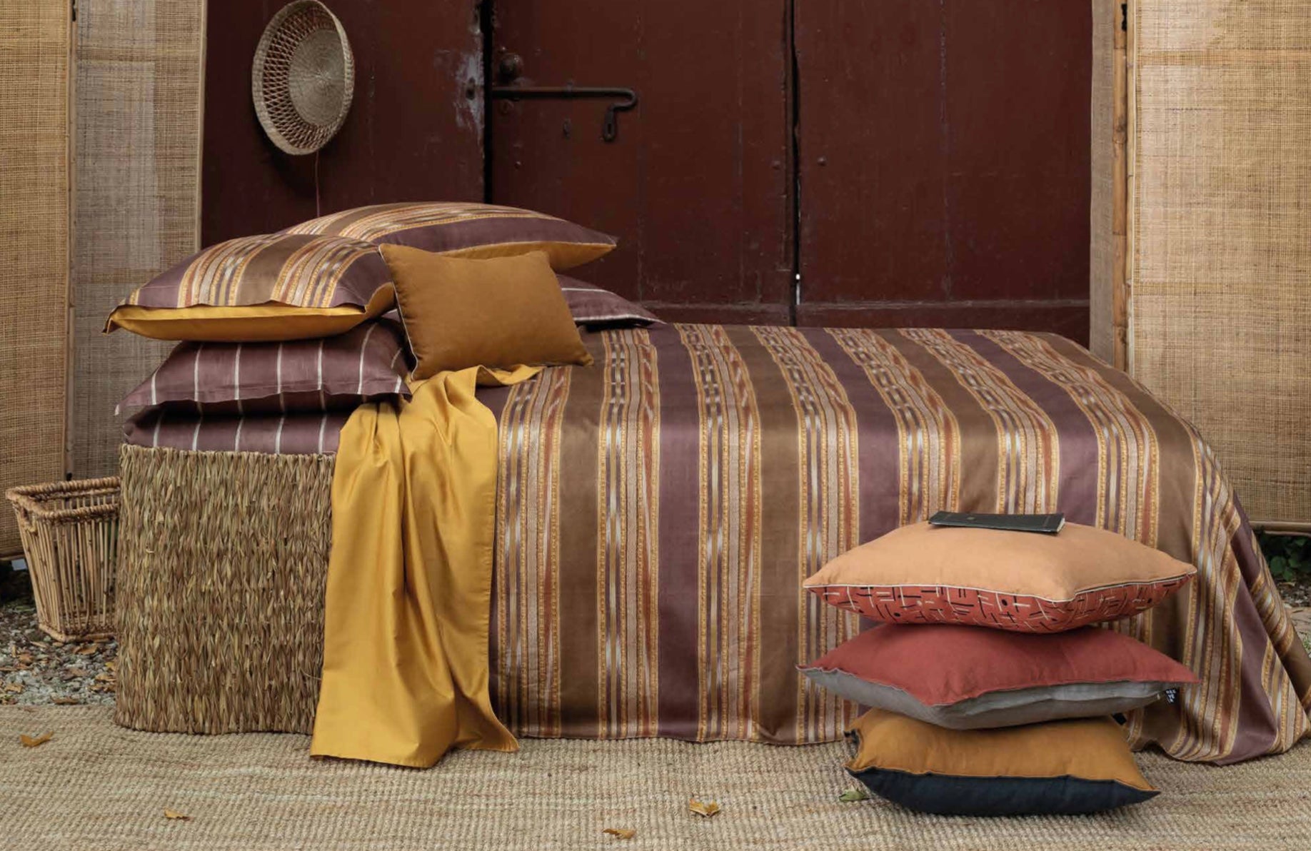 Parure copripiumino giallo Ambra| Bazaar | Reever
