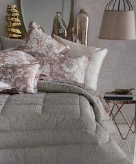 Trapunta matrimoniale -BlumarineHome Collection - Midnight in jaquard variante salvia
