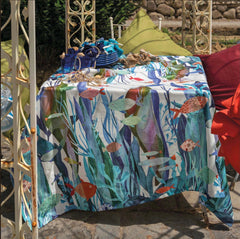 Tovaglia 6 posti | Poseidon | Tessitura Toscana Telerie