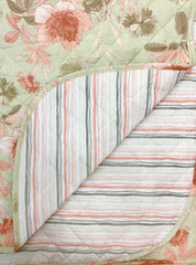 Trapuntino Quilt Wild Fiordaliso - Carillo Riviera- Cipria