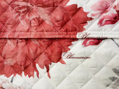 Trapunta all over Matrimoniale - Fabienne - Rubino