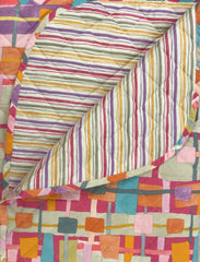 Trapuntino Quilt - Domino fuxia- singolo - Carillo Riviera