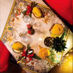 Tovaglia 12 posti - Exotic Christmas | Tessitura Toscana Telerie