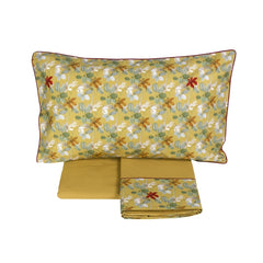 Completo Letto Matrimoniale Red House - Ocra | Fazzini