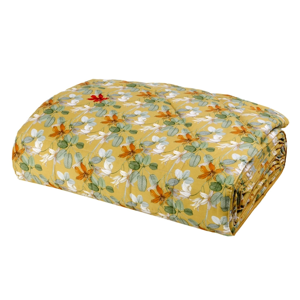 Trapuntino - Fazzini - Quilt Matrimoniale Red House - Ocra