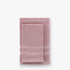 Coppia spugna Mood - Riviera Carillo - malva Ospite + Asciugamano